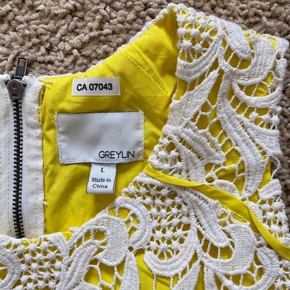 Anthropologie Greylin Valencia Lace Peplum Top - Picture 7 of 9